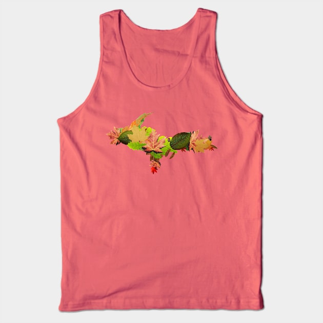 Upper Peninsula Fall Leaves Tank Top by Jarrodjvandenberg